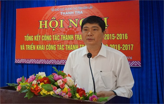 Ông Phạm Đăng Khoa- Giám đốc Sở GDĐT phát biểu khai mạc Hội nghị