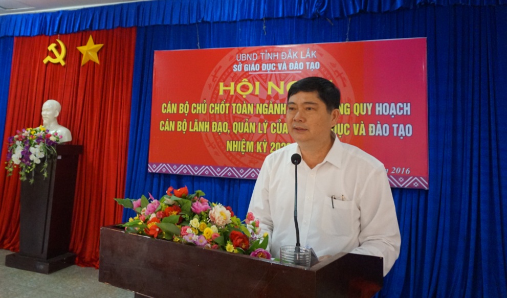 Ông Phạm Đăng Khoa - Giám đốc Sở phát biểu chỉ đạo hội nghị