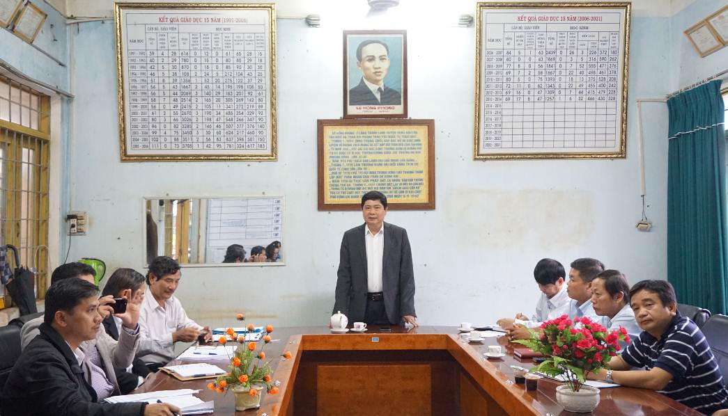 Ông Phạm Đăng Khoa - Giám đốc Sở GDĐT phát biểu chỉ đạo