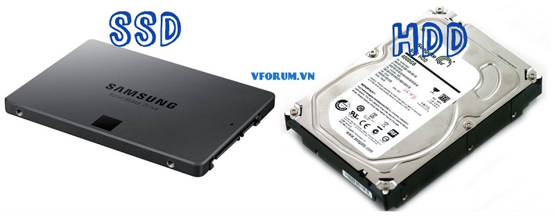 Ổ cứng SSD là gì, ổ cứng HDD là gì - So sánh sự khác nhau giữa SSD và HDD