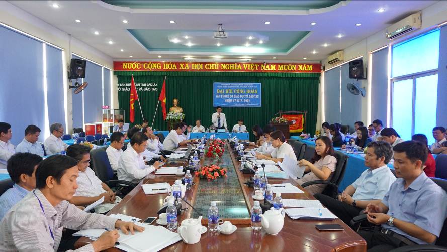 Toàn cảnh Đại hội Công đoàn cơ quan Văn phòng Sở Giáo dục và Đào tạo