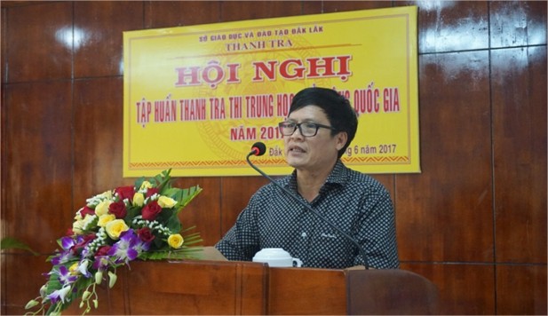 Ông Nguyễn Hoa Nam, Trưởng Phòng KT&KĐCLGD-CNTT Sở GDĐT