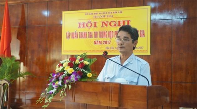 Ông Dương Đình Long, Chánh Thanh tra Sở GDĐT