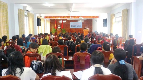 Toàn cảnh lớp tập huấn