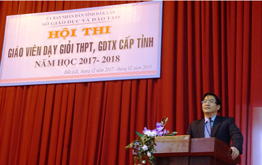 Ông Thái Văn Tài – Phó Giám đốc Sở phát biểu khai mạc